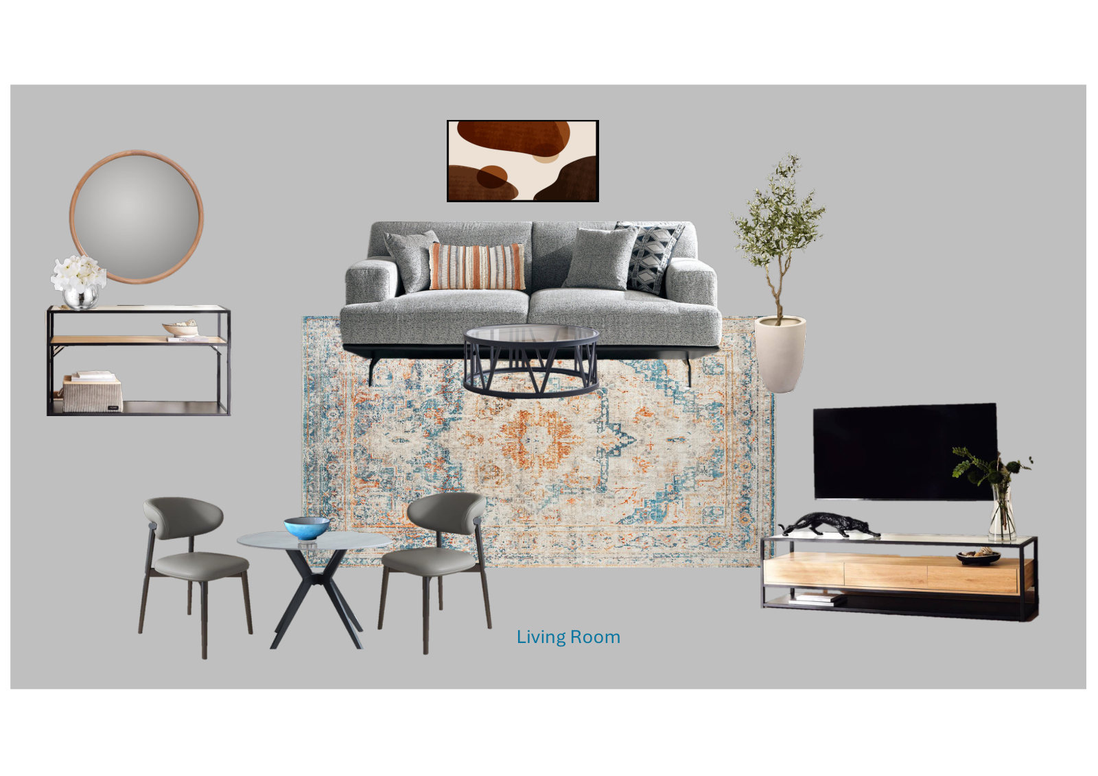Modern City Style moodboard